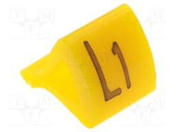 Markers for cables and wires; Label symbol: L1; 1.7÷3.5mm; H: 7mm