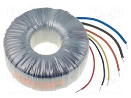 Transformer: toroidal; 500VA; 230VAC; 50V; 50V; 5A; 5A; 3.5kg; H: 62mm