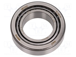 Bearing: tapered roller; Øint: 35mm; Øout: 62mm; W: 18mm; Cage: steel