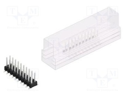 Connector: pin strips; pin header; male; PIN: 20; 2.54mm; SMT; 2x10