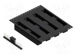 Connector: pin strips; pin header; male; PIN: 16; 2.54mm; SMT; 1x16