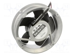 Fan: DC; axial; 24VDC; Ø172x51mm; 384m3/h; 47dBA; ball bearing