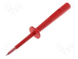 Measuring tip; 16A; red; Socket size: 4mm