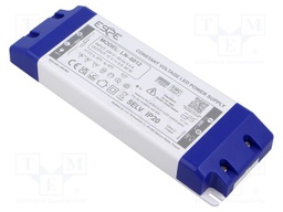 Power supply: switching; LED; 60W; 12VDC; 5A; 220÷240VAC; IP20; 80%