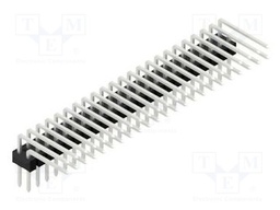 Connector: pin strips; pin header; male; PIN: 46; 2.54mm; THT; 2x23
