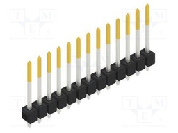 Connector: pin strips; pin header; male; PIN: 13; 2.54mm; THT; 1x13