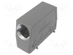 Enclosure: for HDC connectors; size D24B; for cable; angled; PG29