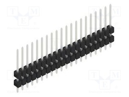 Connector: pin strips; pin header; male; PIN: 20; 2.54mm; THT; 1x20