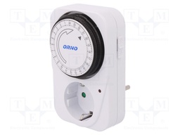 Programmable time switch; 15min÷24h; 230VAC/16A; 230VAC; 0÷55°C
