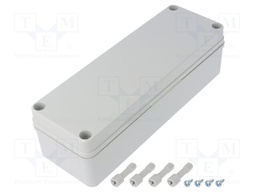 Enclosure: multipurpose; X: 80mm; Y: 230mm; Z: 65mm; PICCOLO; grey