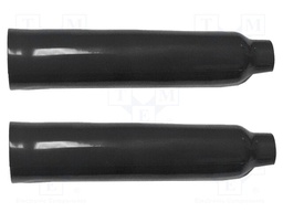 Insulator; black; Mat: PVC; Application: BU-41; 107mm; 2pcs.