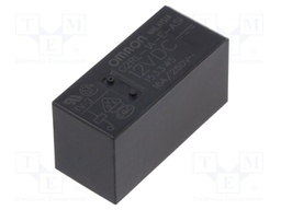 Relay: electromagnetic; SPST-NO; Ucoil: 12VDC; 12A/250VAC