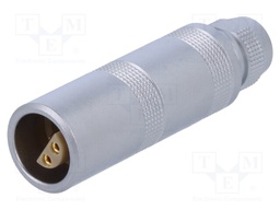 Connector: circular; Series: 1S; plug; female; soldering; for cable
