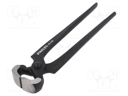Pliers; end,cutting; 250mm; Cut: with side face; tag