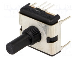 Potentiometer: shaft; single turn; 100kΩ; ±20%; 0.75W; linear; THT