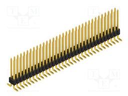 Connector: pin strips; pin header; male; PIN: 66; 1.27mm; SMT; 2x33
