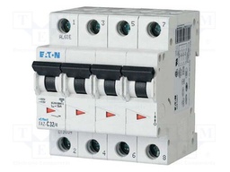 Circuit breaker; 230/400VAC; Inom: 25A; Poles: 4; DIN; Charact: C