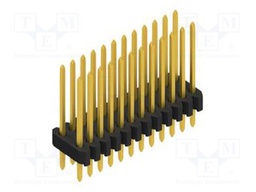 Connector: pin strips; pin header; male; PIN: 24; 1.27mm; THT; 2x12