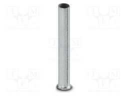 Tip: bootlace ferrule; non-insulated; copper; 2.5mm2; tinned; 18mm