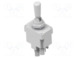 Switch: toggle; Pos: 2; DPDT; OFF-ON,ON-OFF; 15A/115VAC; 20A/28VDC