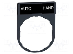 Legend Holder, 30mm X 40mm, Control and Signalling Units