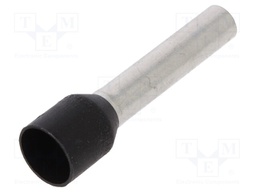 Tip: bootlace ferrule; insulated; 6mm2; 18mm; tinned; crimped