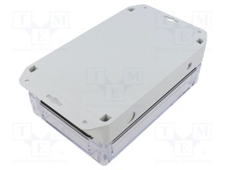 Enclosure: for computer; light grey; X: 121.5mm; Y: 180.1mm