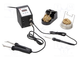Soldering station; digital; 80W; 200÷480°C; 230VAC; Plug: EU; ESD