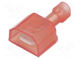 Terminal: flat; 6.3mm; 0.8mm; male; 0.3÷0.9mm2; crimped; for cable