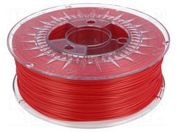 Filament: PLA; 1.75mm; hot red; 200÷235°C; 1kg; ±0,05mm