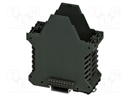 Enclosure base; with FE contact,with terminals; black; UL94V-0