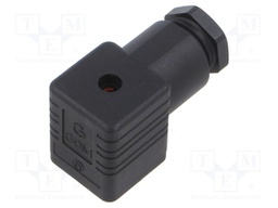 Connector: valve connector; female; PIN: 3; 16A; IP65; for cable