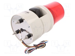 Signaller: lighting-sound; 24VDC; siren,rotating light; IP54