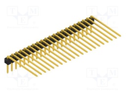 Connector: pin strips; pin header; male; PIN: 21; 2.54mm; THT; 1x21