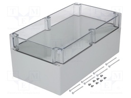 Enclosure: multipurpose; X: 200mm; Y: 360mm; Z: 151mm; EURONORD; grey