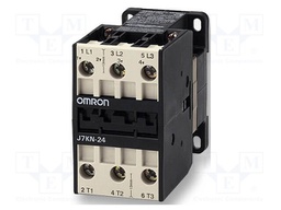 Contactor: 3-pole; NO x3; 90VAC; 24A; for DIN rail mounting; J7KN
