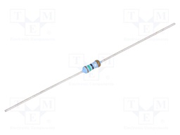 Resistor: thin film; THT; 1.5Ω; 600mW; ±5%; Ø2.5x6.5mm; 50ppm/°C