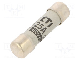 Fuse: fuse; gG; 25A; 400VAC; cylindrical; 10,3x38mm