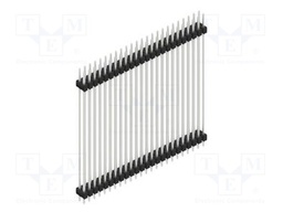 Connector: pin strips; pin header; male; PIN: 48; 2.54mm; THT; 2x24
