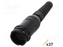 Plug; Size: 16; Connector: circular; MP-41; male; PIN: 37; 13A; IP67