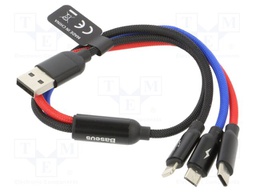 Cable; High Speed,USB 2.0; 0.3m; black