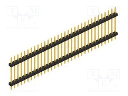 Connector: pin strips; pin header; male; PIN: 32; 2mm; THT; 1x32