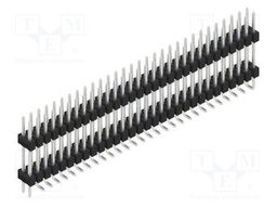 Connector: pin strips; pin header; male; PIN: 60; 2.54mm; SMT; 2x30