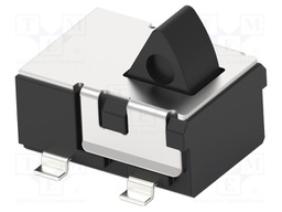 Microswitch TACT; SPST-NO; Pos: 2; 0.01A/5VDC; SMT; none; 0.36N