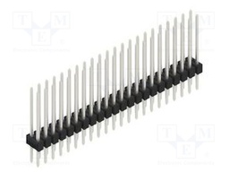 Connector: pin strips; pin header; male; PIN: 44; 2.54mm; THT; 2x22