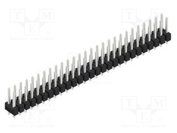 Connector: pin strips; pin header; male; PIN: 54; 2.54mm; THT; 2x27