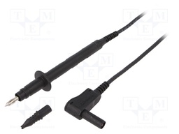 Test lead; PVC; 1m; red; 16A; Max contact res: 25mΩ