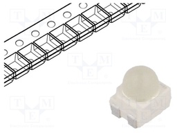 LED; SMD; 3528,PLCC4; red; 1300÷2000mlm; 3.4x3x3.8mm; 30°; 1.9÷2.5V