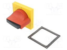 Knob; black,red,yellow; Features: locking with a padlock