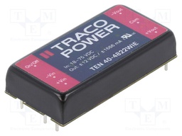 Converter: DC/DC; 40W; Uin: 18÷75V; Uout: 12VDC; Uout2: -12VDC